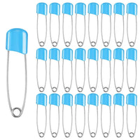 50Pcs Baby Safety Pins Plastic Head Cloth Diaper Pins Stainless Steel Sewing Safety Pins for Quilting Knitting Stitch Markers Stainless Steel Nappy Pins for Quilting Sewing Locking Safety Pins - BIG FRENCHIES