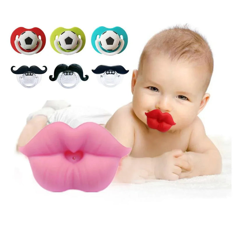Baby Pacifier Nipple Soother Joke Prank Toddler Nipple Teether Newborn Pacifier Clips For Baby and Kids - BIG FRENCHIES