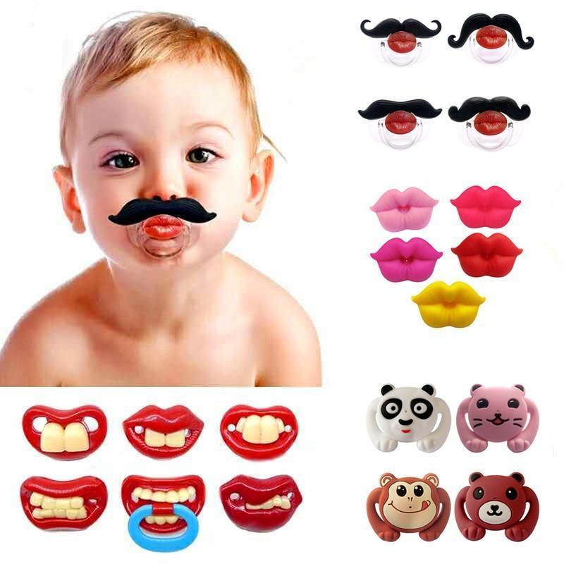 Interesting Modern Trend NEW Food Grade Silicone Funny Baby Pacifier Clips Nipple Holder For Pacifier For Baby - BIG FRENCHIES