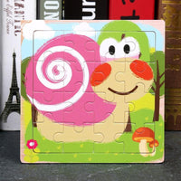 Wood Puzzles Children Adults Vehicle Puzzles Wooden Toys Learning Education Environmental Assemble Toy Educational Games For Baby and Kids - BIG FRENCHIES