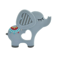 Baby Teethers Cartoon Animal Baby Teething Toy Penguin Silicone Teether Unicorn Pendant Raccoon Accessories - BIG FRENCHIES