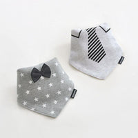 2 Pcs Baby Bibs Bandana Cotton Double Layers Drool Bib For Boys And Girls Triangle Bibs Infant Towel - BIG FRENCHIES