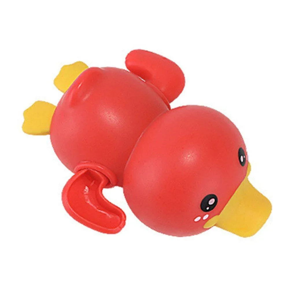 Bathroom Bath Shower Baby Clockwork Swimming Play Water Cute Little Yellow Duck Bathing Bathtub Toys For Kids - BIG FRENCHIES