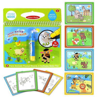 Reusable Magic Water Drawing Book With Pen Coloring Painting Book Drawing Board Juguetes Education Learning Toys for Children - BIG FRENCHIES