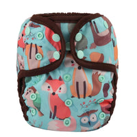 One Size Baby Cloth Diaper Cover Nappy Waterproof Double Gusset Design Adjustable Diapers For Babies - BIG FRENCHIES