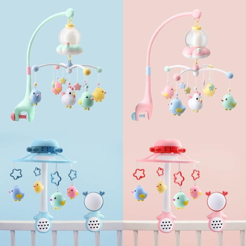 Modern Rattles Mobile Bed Baby Toys Cute Crib Stroller Spiral Newborn Educational Cartoon Animals Rattle Toy For Kids - BIG FRENCHIES