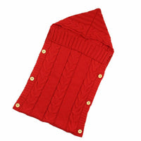 Warm Baby Blanket Knitted Newborn Swaddle Wrap Soft Footmuff Cotton Envelope For Stroller Accessories Blanket Bag - BIG FRENCHIES