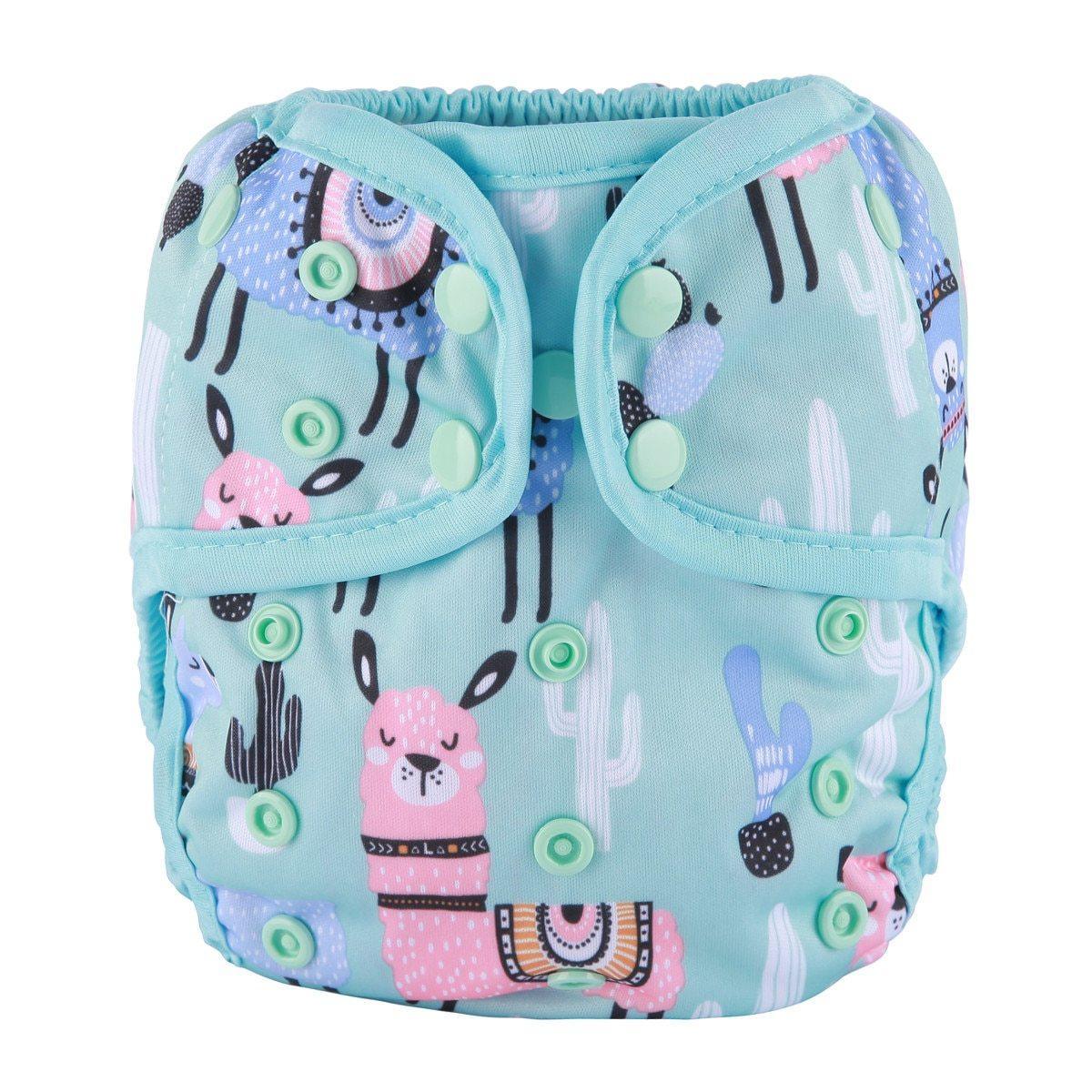 One Size Baby Cloth Diaper Cover Nappy Waterproof Double Gusset Design Adjustable Diapers For Babies - BIG FRENCHIES