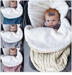 Newborn Infant Baby Knit sleep bag Stroller envelope Blanket Winter Warm Swaddle Wrap Sleeping Bags - BIG FRENCHIES