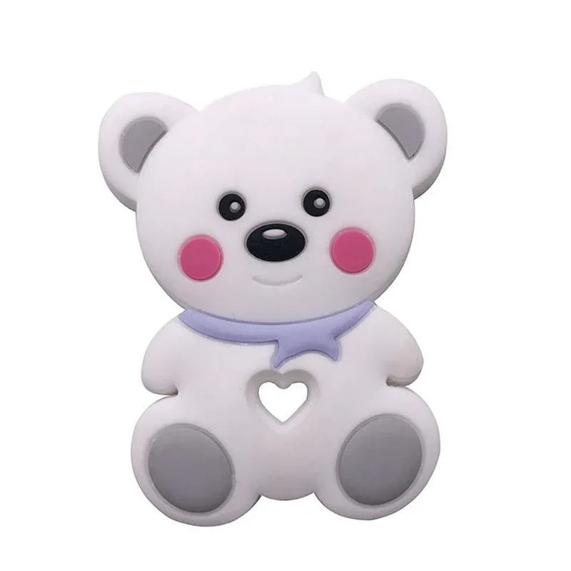 Food Grade Silicone Teethers Animal Fox Koala Teether Baby Silicone Chew Charms Kids Teething Gift Toddler Toys - BIG FRENCHIES