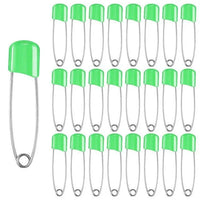 50Pcs Baby Safety Pins Plastic Head Cloth Diaper Pins Stainless Steel Sewing Safety Pins for Quilting Knitting Stitch Markers Stainless Steel Nappy Pins for Quilting Sewing Locking Safety Pins - BIG FRENCHIES