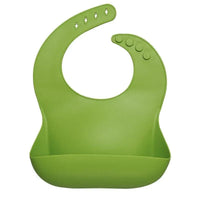 Newborns Solid Silicone Baby Feeding Bibs Burp Cloths Fashionable Breastplate Baby Stuff For Kids - BIG FRENCHIES