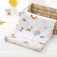 Muslin Cotton Diaper Baby Blankets Newborn Swaddle Blanket Infant Multi Purpose Bath Towel - BIG FRENCHIES