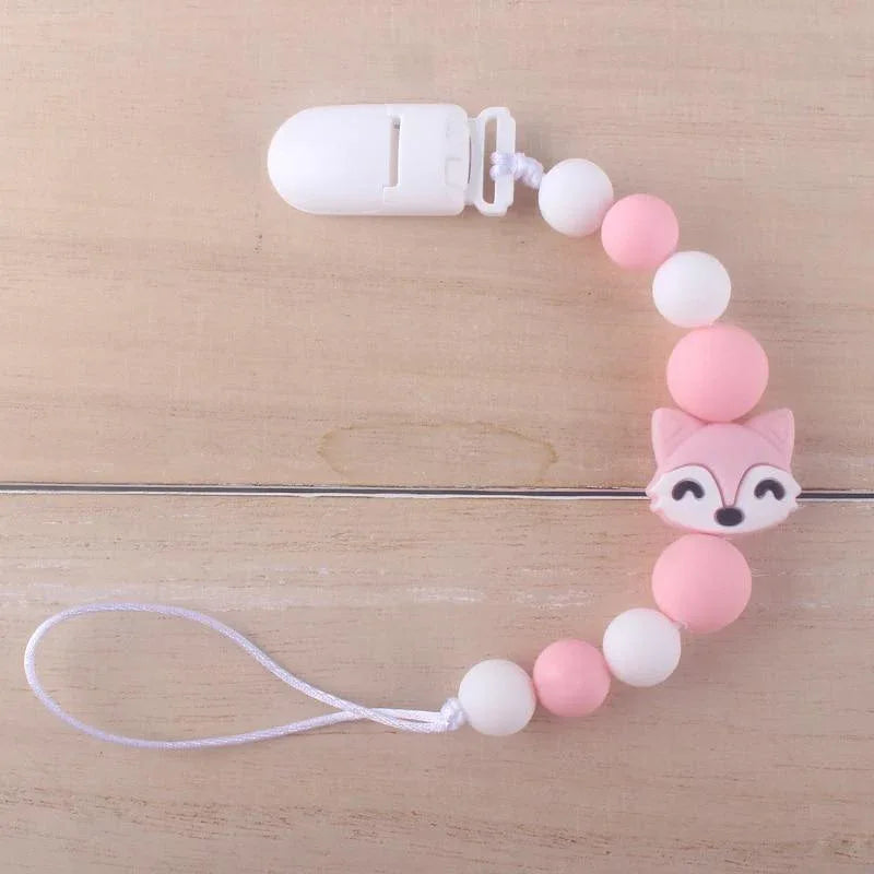 Handmade Animal Pendant Pacifier Clips Chain Nipple Holder for Infant Baby Pacifier - BIG FRENCHIES