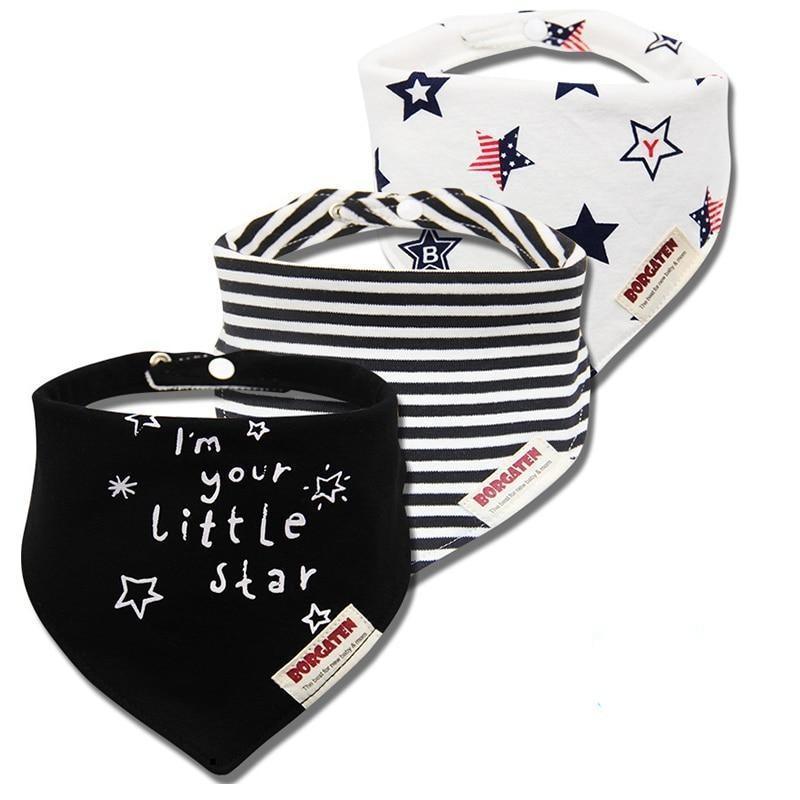 Cartoon Cotton Newborn Baby Boys and Girls Bibs Baby Towel Scarf Children Cravat Infant Kids Scarf - BIG FRENCHIES