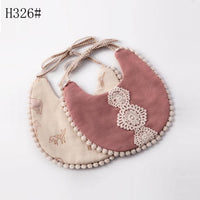 Newborn Baby Boys Girls Cute Saliva Towel Feed e Cotton Bibs Dribble Scarf For Baby Kids - BIG FRENCHIES