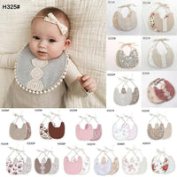 Newborn Baby Boys Girls Cute Saliva Towel Feed e Cotton Bibs Dribble Scarf For Baby Kids - BIG FRENCHIES