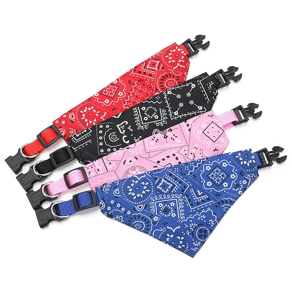 Adjustable Pet Bandana Scarf for Dogs & Cats – Stylish & Comfortable Accessory - BIG FRENCHIES