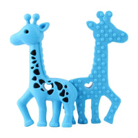 2pcs Cartoon Baby Teether Animal Silicone Teether Raccoon Elephant Koala Giraffe Baby Teething Toys Accessories Perfect Toy For Kids - BIG FRENCHIES