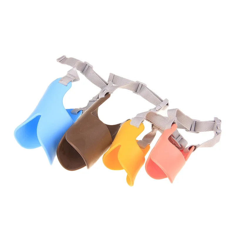 Dog Silicone Duck Muzzle Mask – Anti-Bite & Anti-Bark Adjustable Pet Muzzle - BIG FRENCHIES