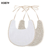 Infant Baby Bib Kid Toddler Dinner Feeding Tassel Double-side Cotton Linen Burp Cloths Saliva Towel For Baby - BIG FRENCHIES