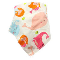 Baby Bibs Triangle Cotton Cartoon Child Bandana Dribble Bibs Newborn Slabber Absorbent Cloth For Baby and Kids - BIG FRENCHIES