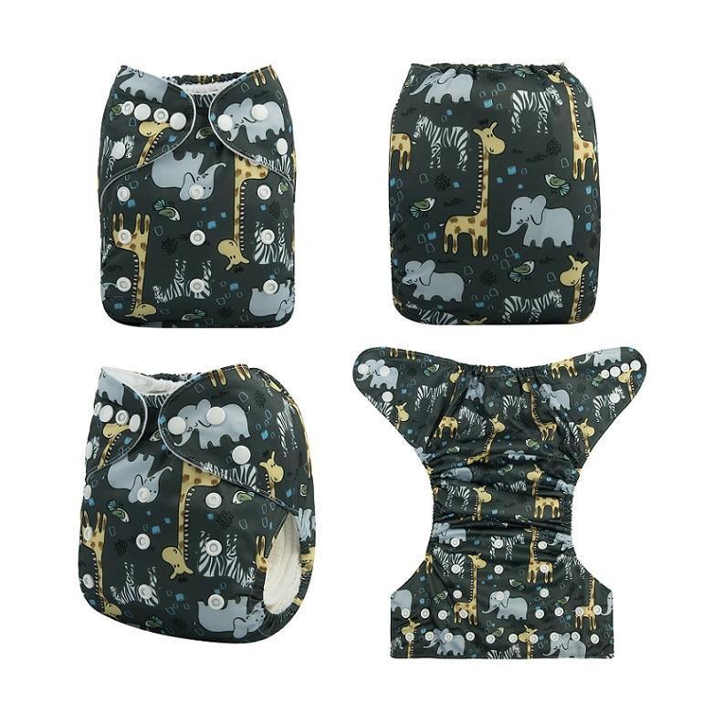 Most Popular Digital Position Baby Cloth Diaper with Microfiber Insert In Modern Printed Design For Baby Boys and Baby Girls KIds - BIG FRENCHIES