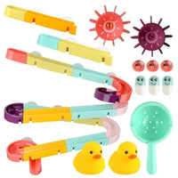 Bath Toys Suction Cup Marble Race Orbits Track Kids Bathroom Bathtub Play Water Toy Shower Games For Kids - BIG FRENCHIES
