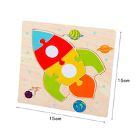 Baby Wooden 3D Tangram Puzzle – Educational Cartoon Animal Toy - BIG FRENCHIES