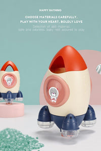 Baby Spin Water Spray Rocket Bath Toys for Children Toddlers Shower Game Bathroom Sprinkler Baby Bath Toy for Kids - BIG FRENCHIES