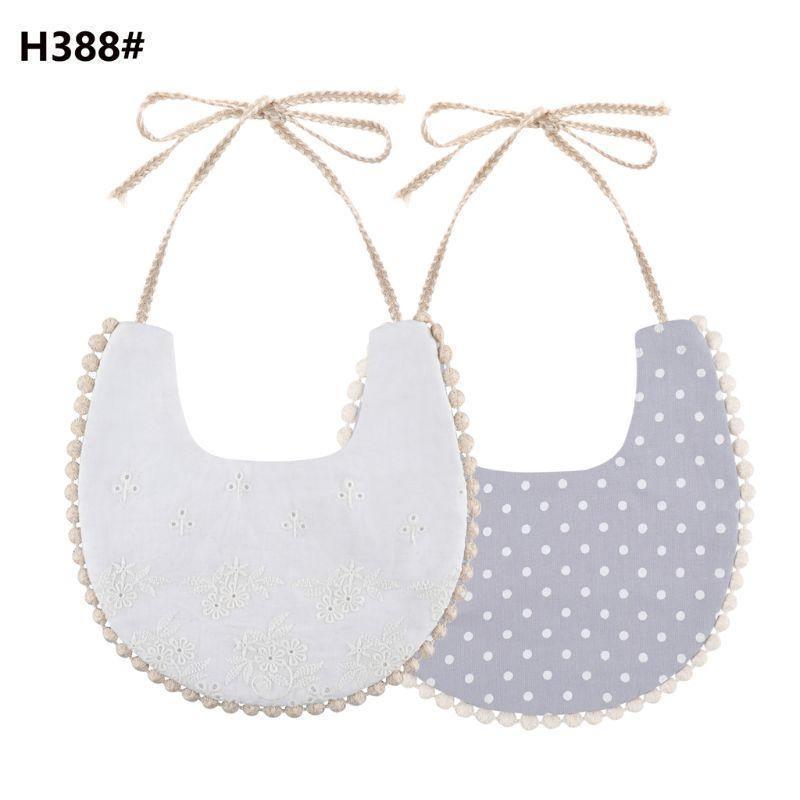 Infant Baby Bib Kid Toddler Dinner Feeding Tassel Double-side Cotton Linen Burp Cloths Saliva Towel For Baby - BIG FRENCHIES