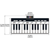 Electronic Musical Piano Mat Keyboard Baby Crawling Touch Play Game Carpet Mat Educational Musical Instrument Toy For Kids - BIG FRENCHIES