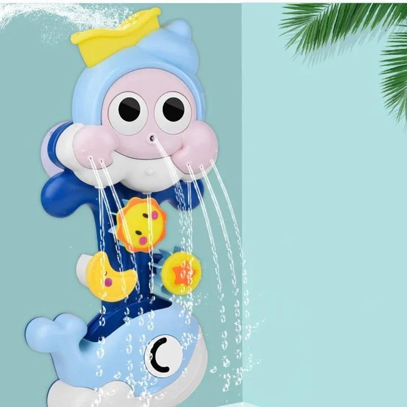 Baby Toys Water Spray Snail Whale Bath Toy for Toddlers Newborns Games Squirting Sprinkler Bathroom Toys For Kids - BIG FRENCHIES