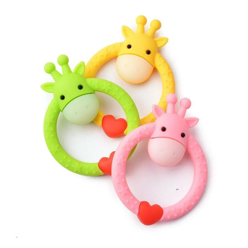 Cute Animal Baby Silicone Teether Child Supplies Baby Nursing Dental Care Child Sucking Toy Perfect For Kids And Parents - BIG FRENCHIES
