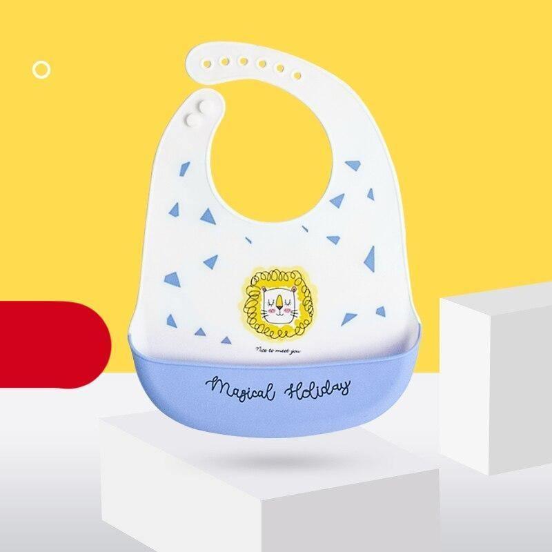 Modern Baby Bibs Waterproof Silicone Feeding Baby Saliva Towel Newborn Cartoon Aprons Baby Bibs Adjustable Burp for Baby Kids - BIG FRENCHIES