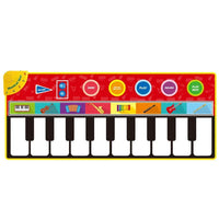Big Size Music Piano Carpets & 8 Instruments Guitar Accordion Violin Sounds Musical Play Mat Educational Toy For Kids - BIG FRENCHIES