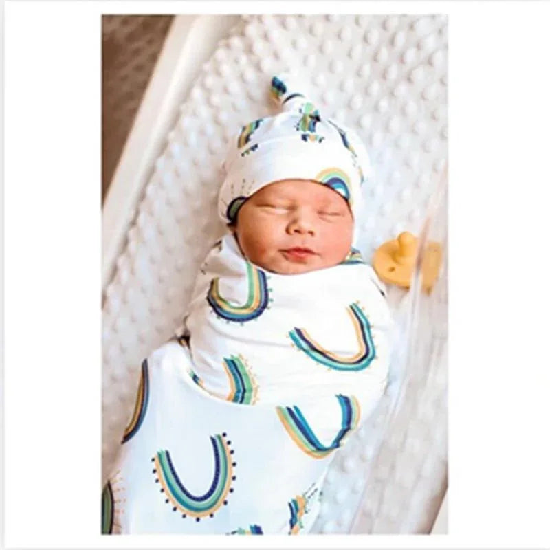 Baby Envelope Newborn Rainbow Baby Swaddle Blanket Set Cotton Swaddling Bag Sleep Sack Bedding Sleep Bag - BIG FRENCHIES