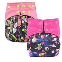 All-In-One Cloth Diaper for Baby Bamboo Charcoal Eco-friendly Baby Cloth Diaper - BIG FRENCHIES