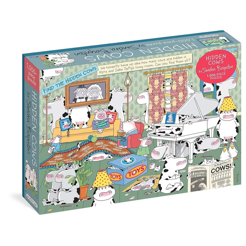 Hidden Cows 1000 Piece Jigsaw Puzzle Workman - BIG FRENCHIES
