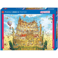 High Above That's Life 2000 Piece Jigsaw Puzzle Heye - BIG FRENCHIES