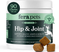 Hip & Joint Supplement for Dogs – 90 Soft Chews, Glucosamine & MSM