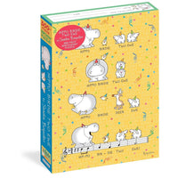 Hippo Birdie Two Ewe 300 Piece Happy Birthday Jigsaw Puzzle Workman - BIG FRENCHIES