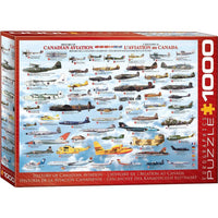 History of Canadian Aviation 1000 Piece Jigsaw Puzzle Eurographics - BIG FRENCHIES