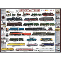 History of Trains 500 Piece Jigsaw Puzzle Eurographics