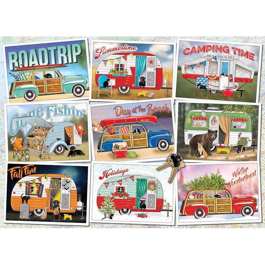 Hitting the Road 1000 Piece Jigsaw Puzzle Cobble Hill - BIG FRENCHIES