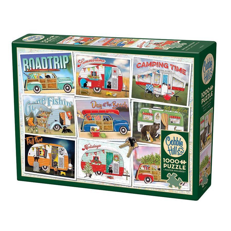 Hitting the Road 1000 Piece Jigsaw Puzzle Cobble Hill - BIG FRENCHIES