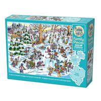 Hockey Town 350 Piece Family Jigsaw Puzzle Cobble Hill