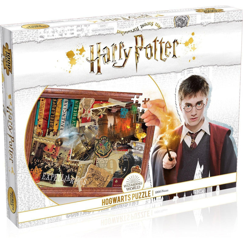 Hogwarts Harry Potter 1000 Piece Jigsaw Puzzle Top Trumps - BIG FRENCHIES