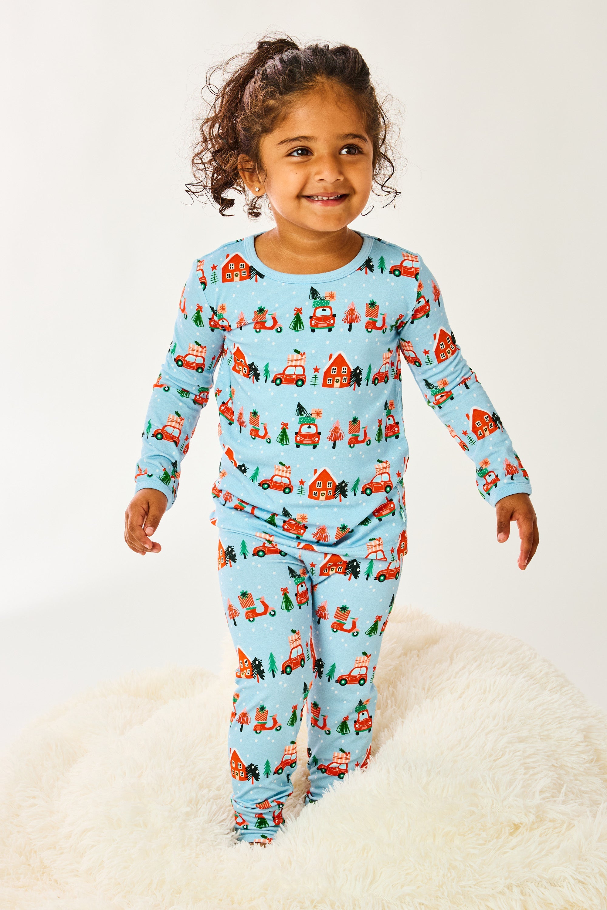 Long Sleeve Pajama Set - Christmas Town
