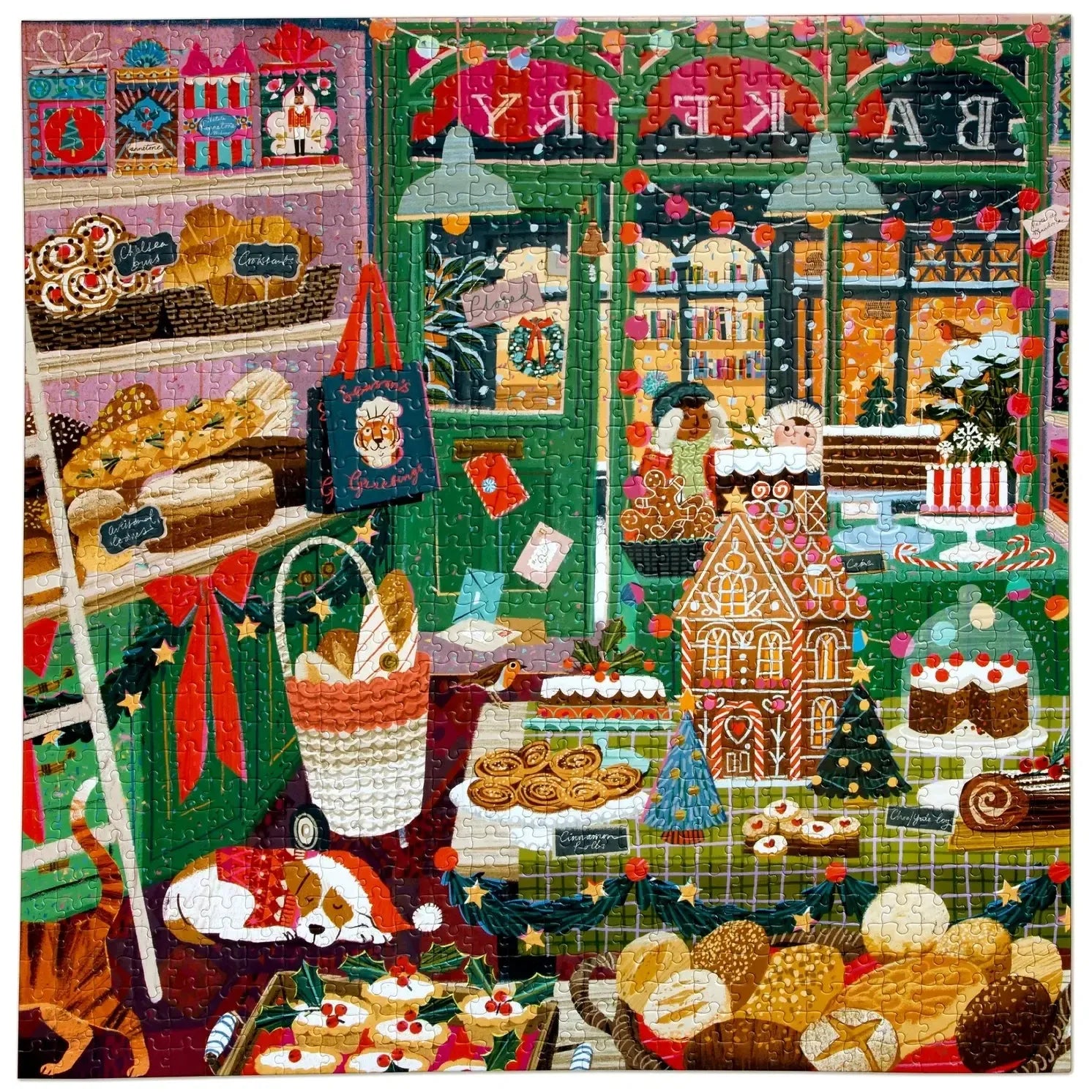 Holiday Bakery 1000 Piece Jigsaw Puzzle eeBoo